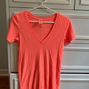 Pink V-neck